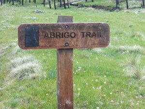 trail sign