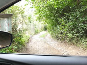disappearing road