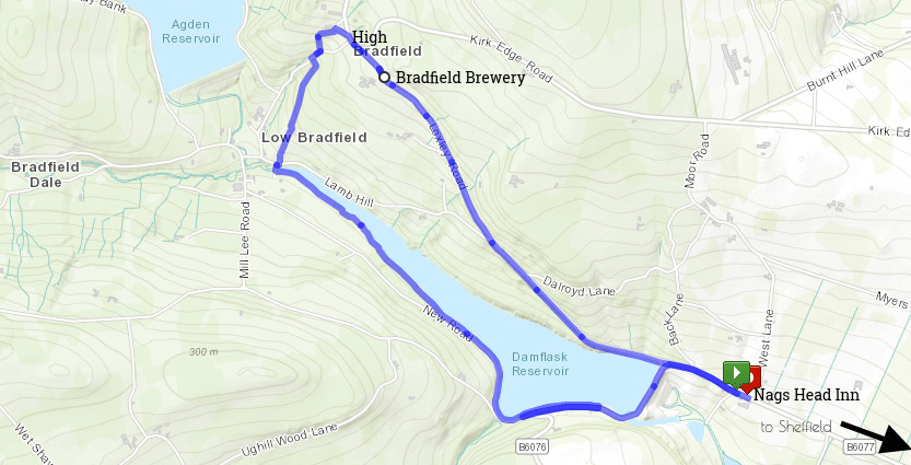 Bradfield Walk Route