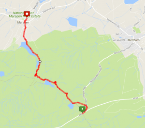 Marsden Moor route
