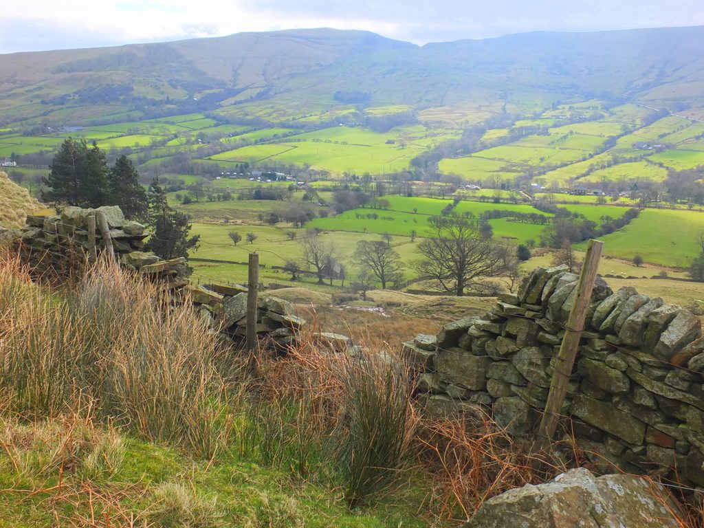 panoramic view along The Pennine Way The Pennine Way