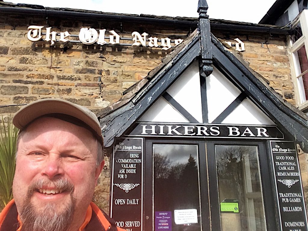 at the hiker's bar hiker's bar