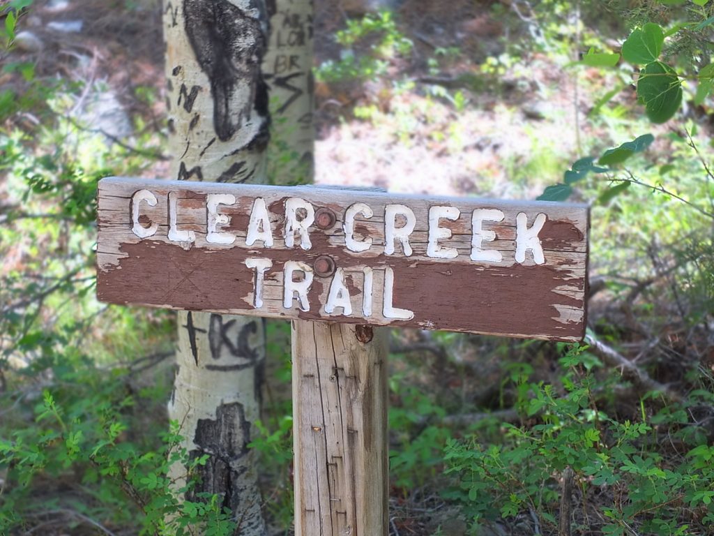 trail sign