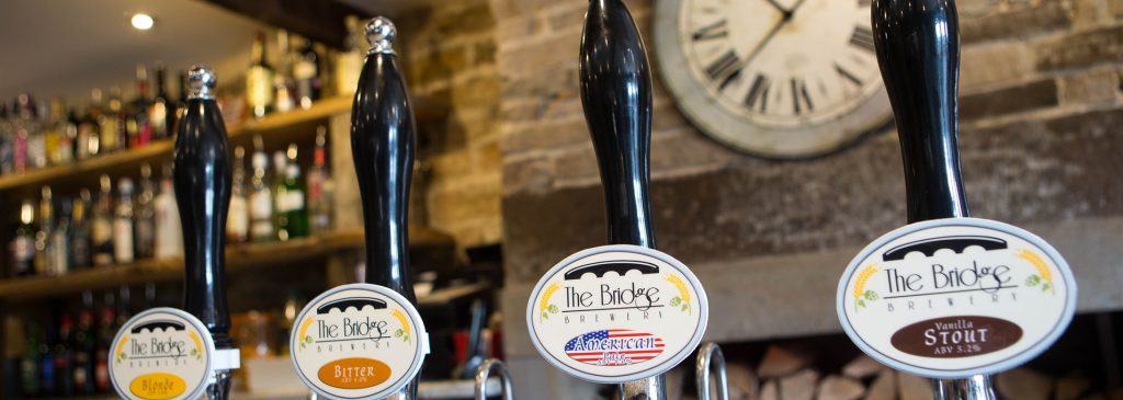 Tap handles at the Bridge