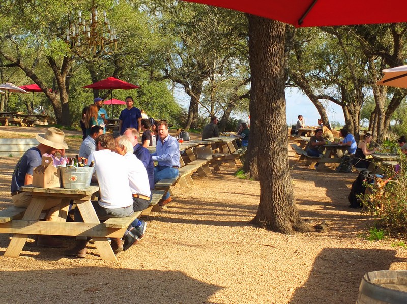 Jester King outdoor seating