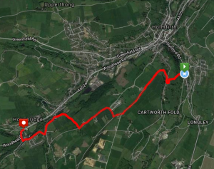 Click for interactive map of hike route