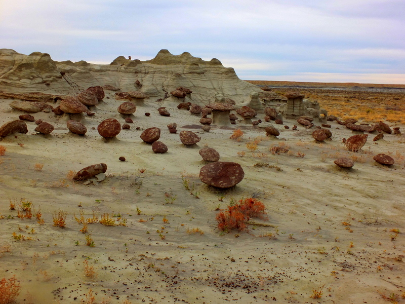 scattered boulders