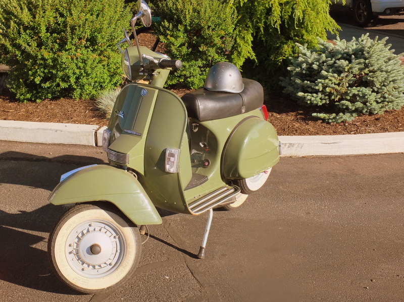 old-school scooter