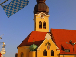 church at Wolnzach church at Wolnzach