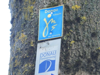 route markers for the Danube bikeway route markers for the Danube bikeway