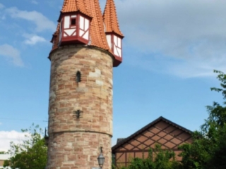 tower that was part of wall around city tower that was part of wall around city