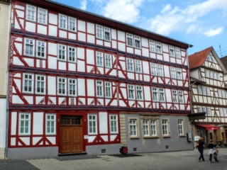 a town of beautiful half timbered buildings a town of beautiful half timbered buildings