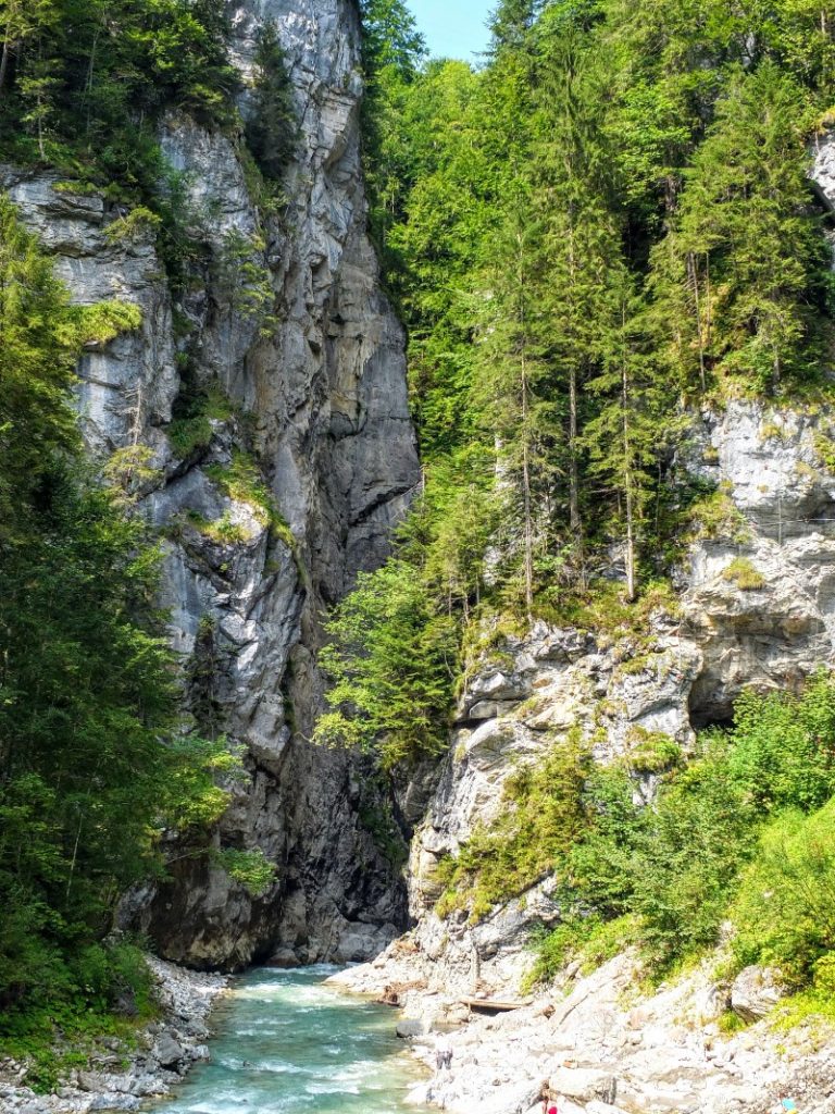 entering the Partnachklamm