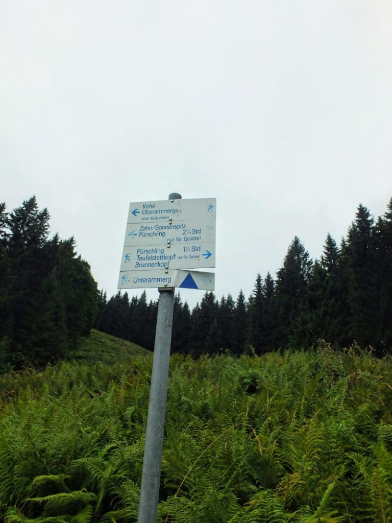 trail sign