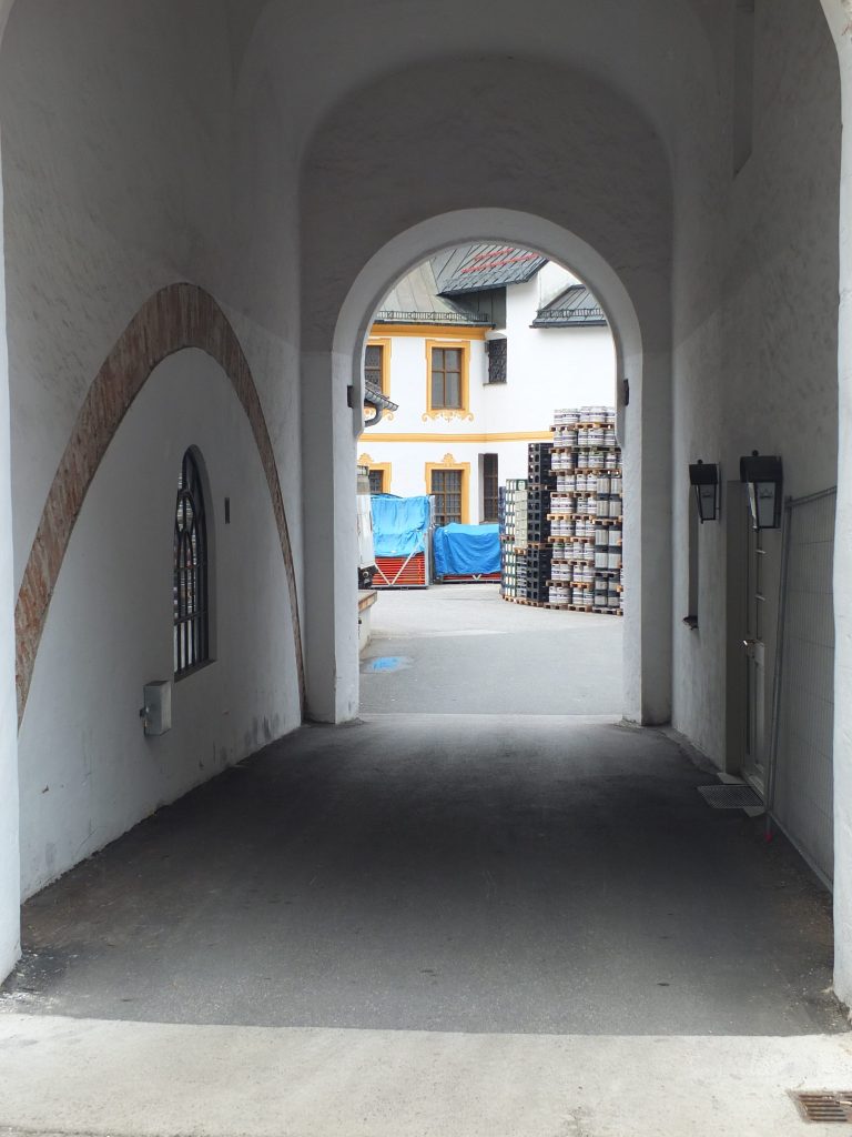 Kloster Ettal brewery yard