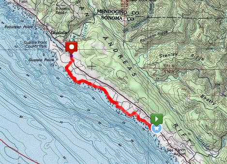 Sonoma Hike Route