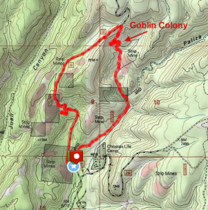 click on image for interactive route map