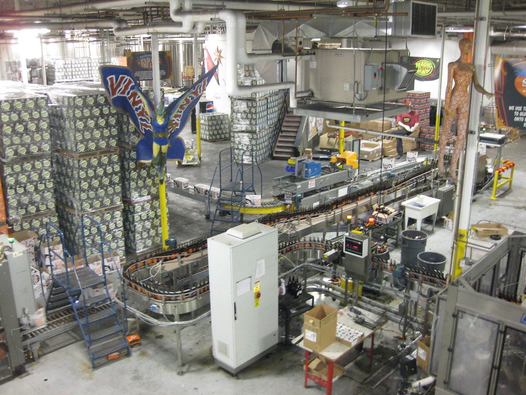 Magic Hat bottling line - image by Kaitlin Magic Hat bottling line - image by Kaitlin