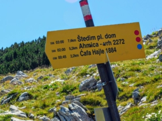 trail sign trail sign