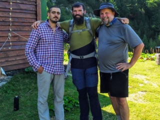 Radonija, Ensar, and author Radonija, Ensar, and author