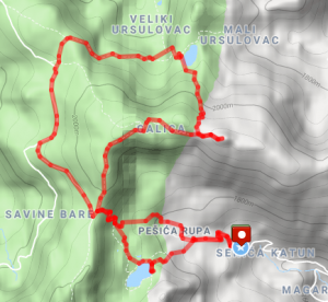 Crna Glava loop hike