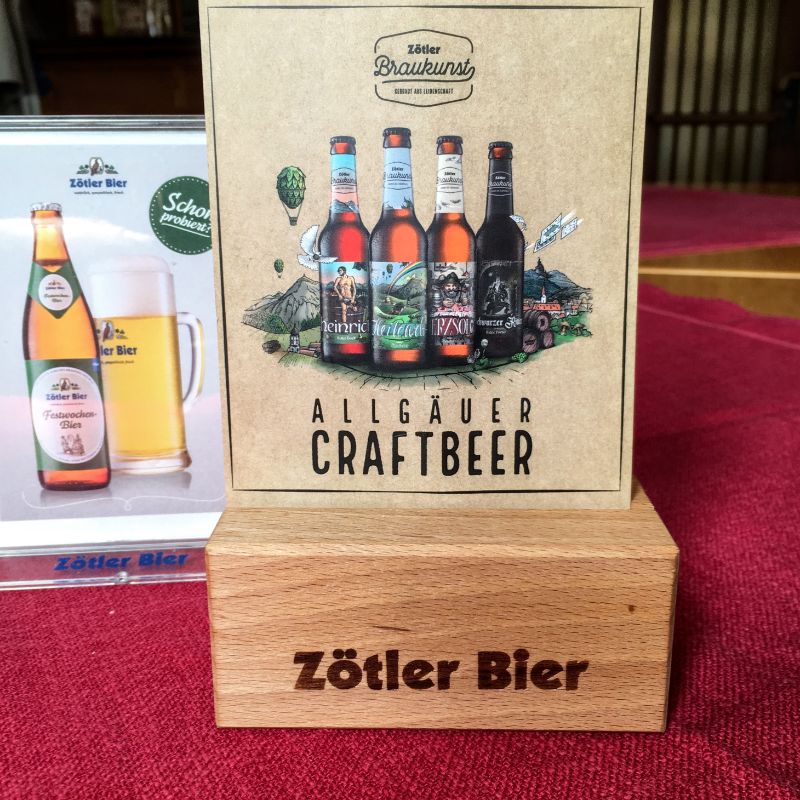 Zotler brews a "craft beer" range as well as traditionals