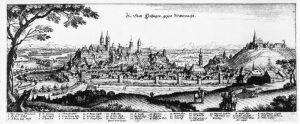 engraving depicting Freising
