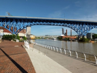 East Bank promenade