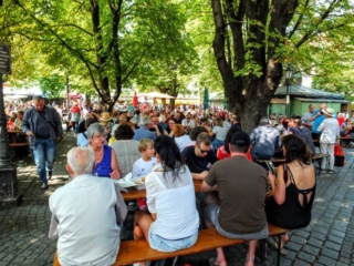 Victual Market Beer Garden, Munich Victual Market Beer Garden, Munich