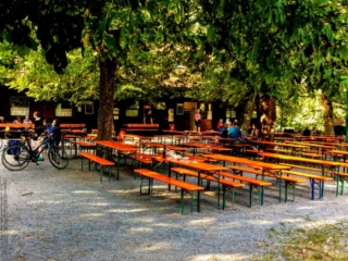 Blockhutte Beer Garden, Oberpfalz Blockhutte Beer Garden, Oberpfalz