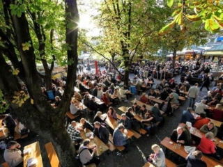 Victual Market Beer Garden, Munich Victual Market Beer Garden, Munich