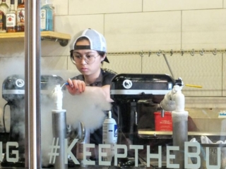 Buzzed Bull Creamery making ice cream Buzzed Bull Creamery making ice cream