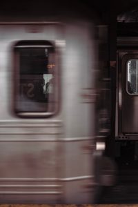 moving train