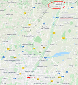 Freising location