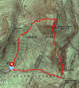 Camels Hump Loop Route