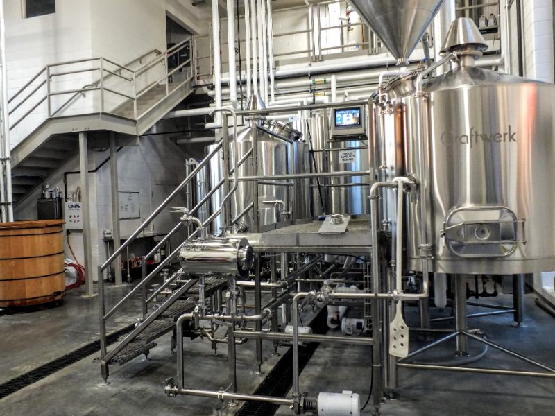 Perrin Brewing brewhouse