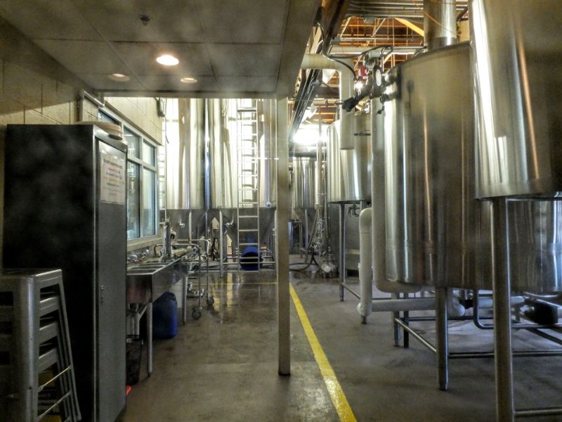 Brewery Vivant brewhouse
