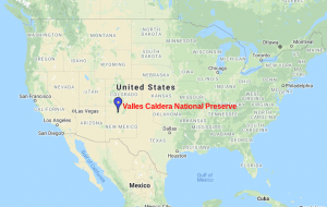 Valles Caldera National Preserve location in USA