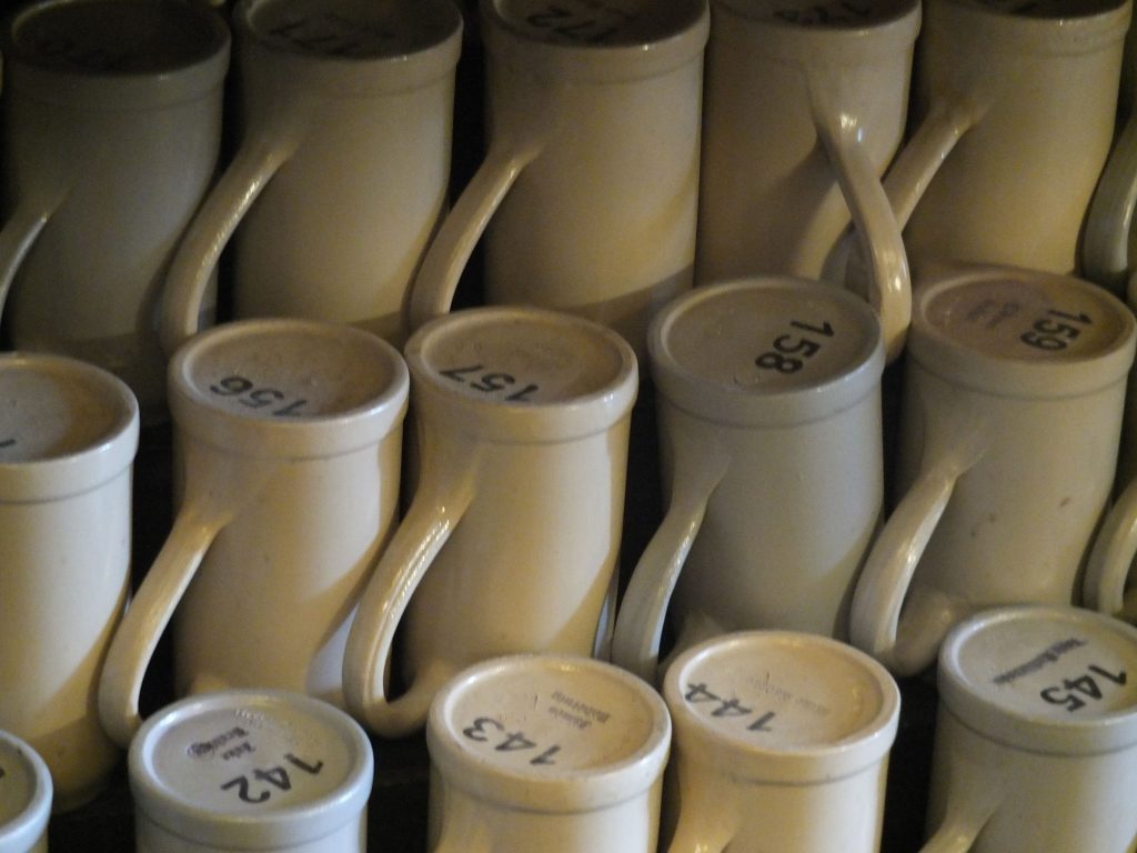 Old German Beer Hall - regular's mugs