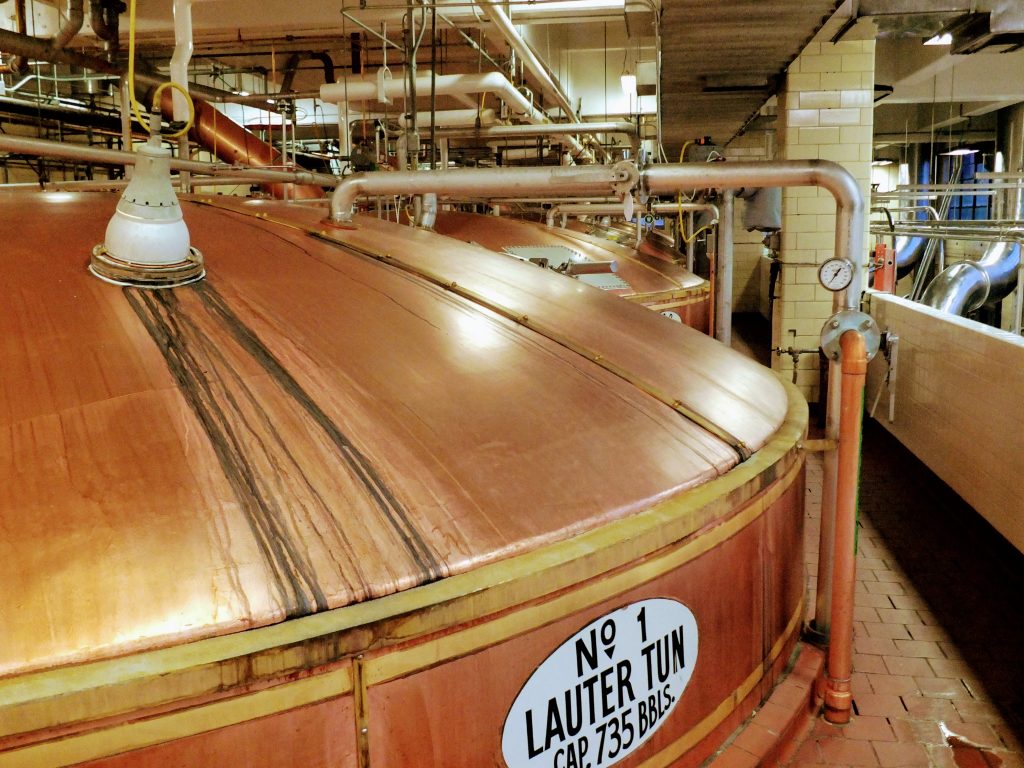 Miller Brewery brewhouse