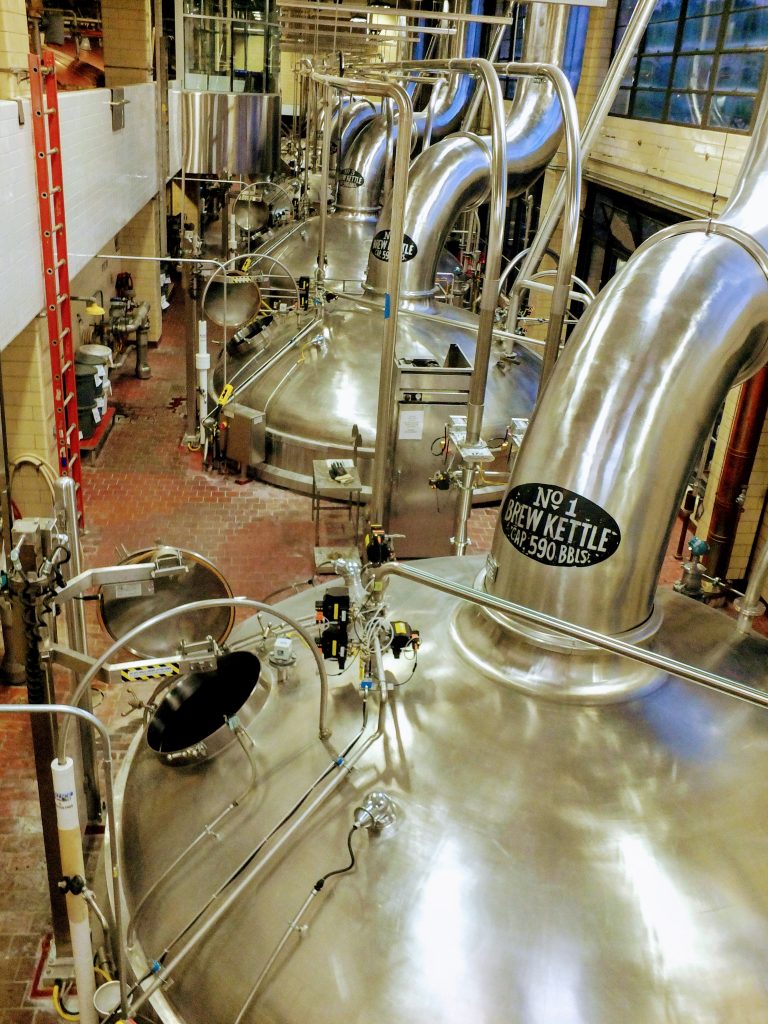 Miller Brewery brewhouse