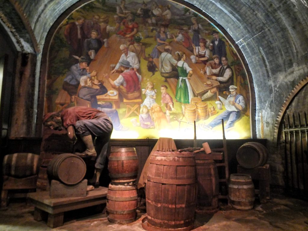 cellar at Miller Brewery