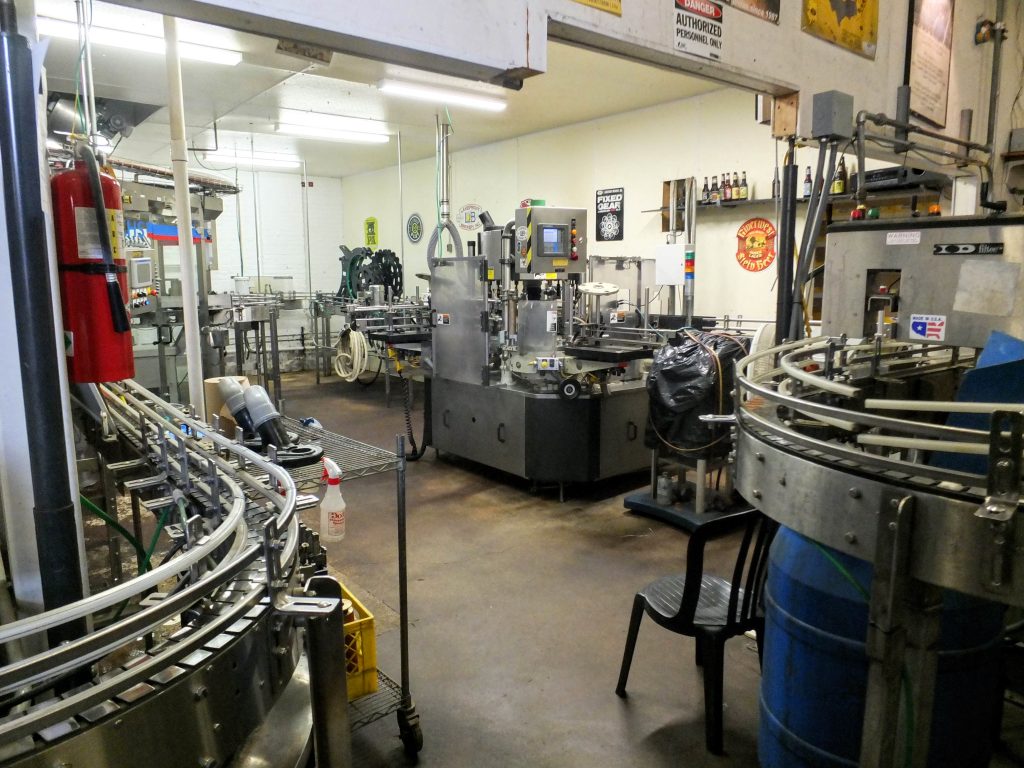 Lakefront Brewery bottling line
