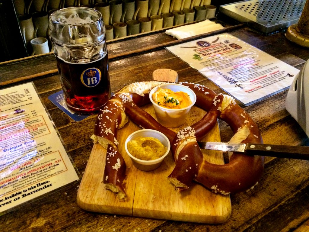 Old German Beer Hall - pretzel &amp; dunkel