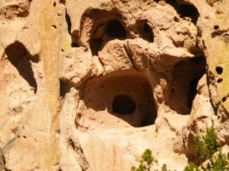 niche in cave