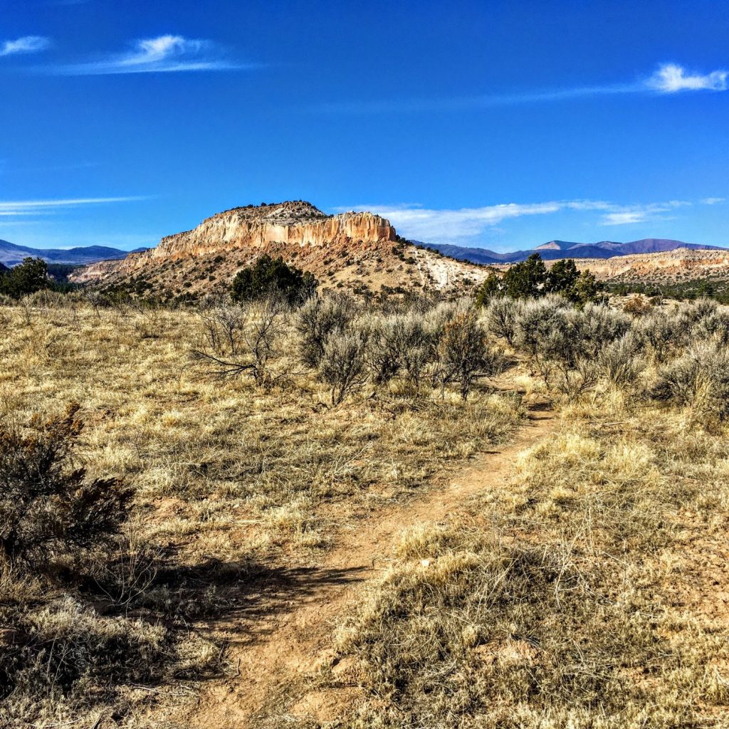on the trail on the trail