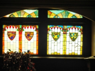 Athenaeum stained glass feature Athenaeum stained glass feature