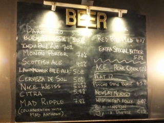 Broad Ripple Brewing line-up Broad Ripple Brewing line-up