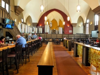 Brewhouse in the altar reminds me of organ pipes Brewhouse in the altar reminds me of organ pipes