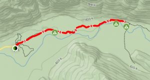 Hoh River Trail Route